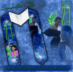 Blue Graduation Stole