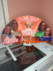 13" Click Clack Fan Ribs - Base Only