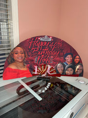 13" Click Clack Fan Ribs - Base Only