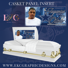 Cowboys Casket Panel