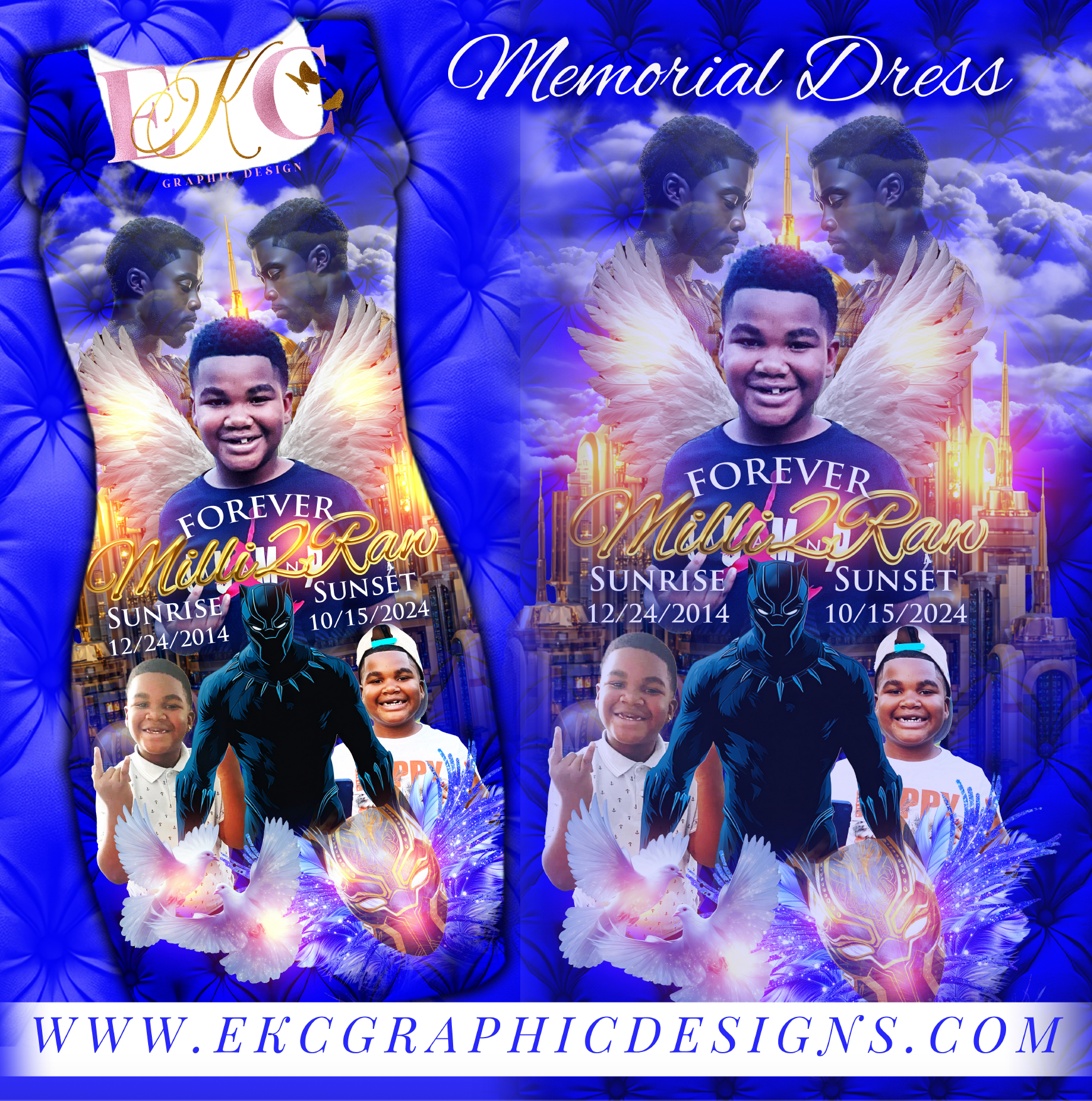 All Over Memorial Dress