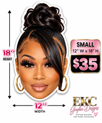 CUSTOM BIG HEAD FOAM BOARD CUTOUTS