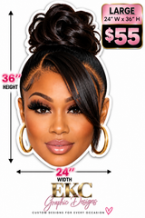 CUSTOM BIG HEAD FOAM BOARD CUTOUTS