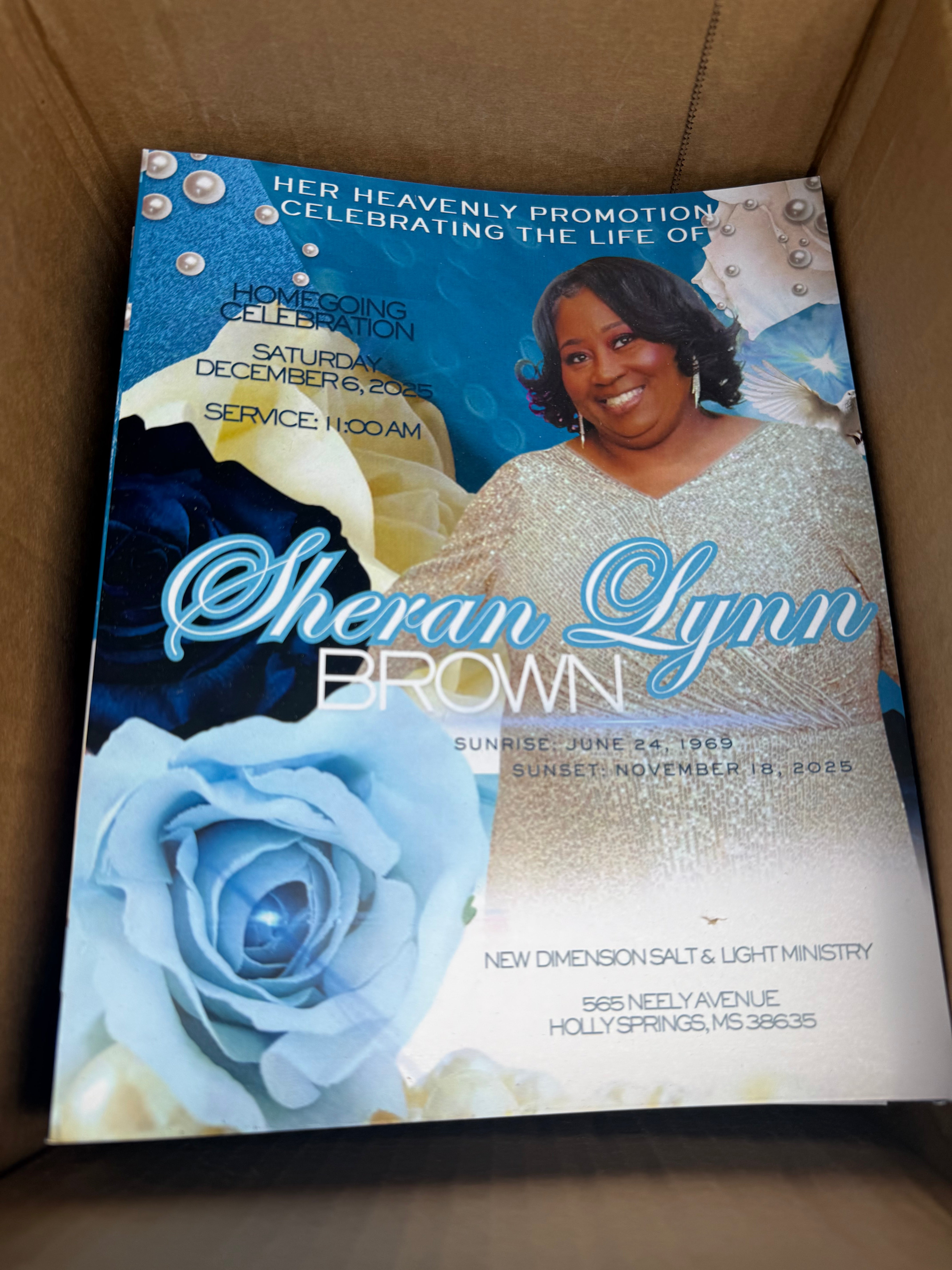 Custom 8 Page Obituary Print Services