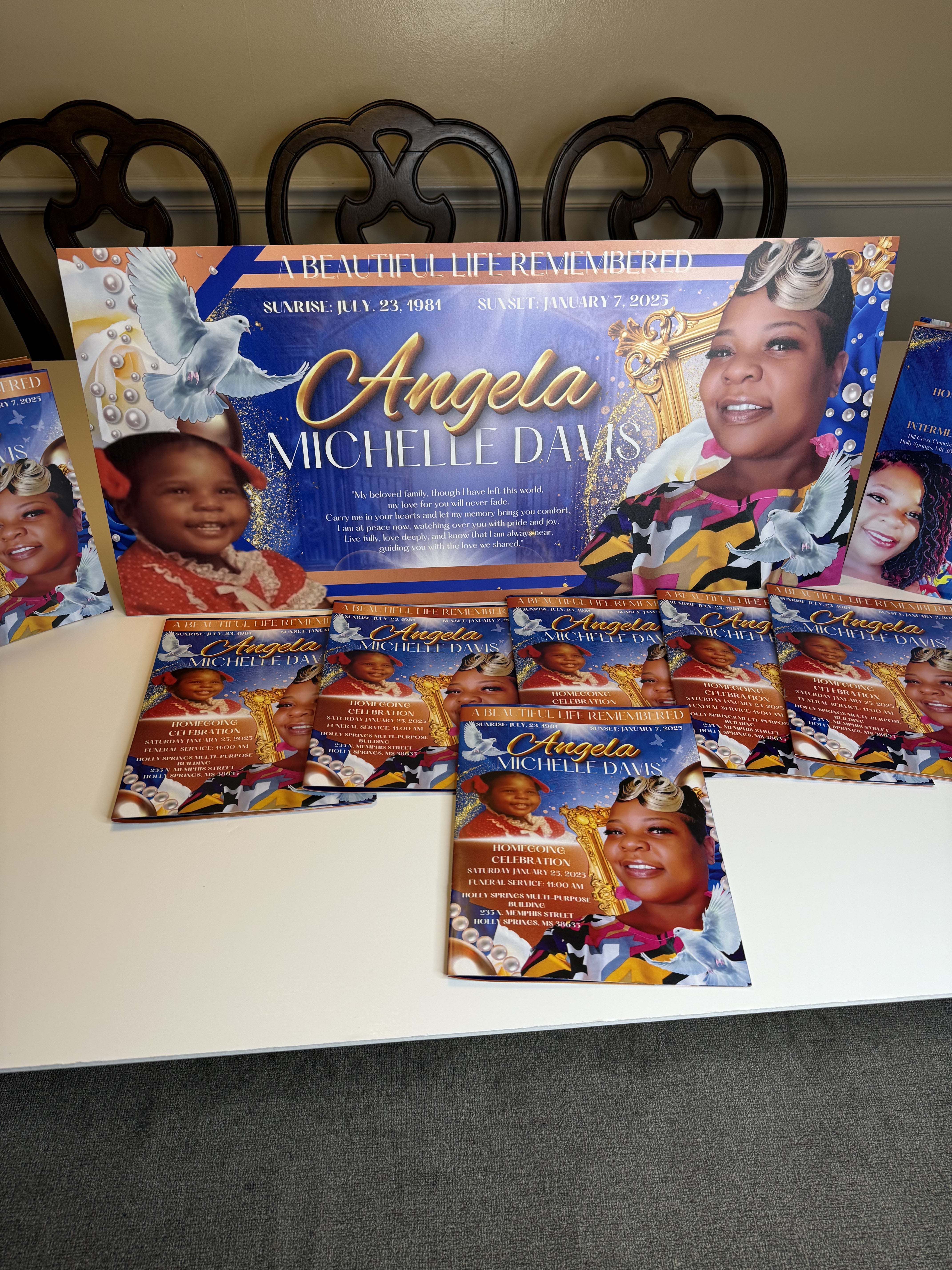 Custom 8 Page Obituary Print Services