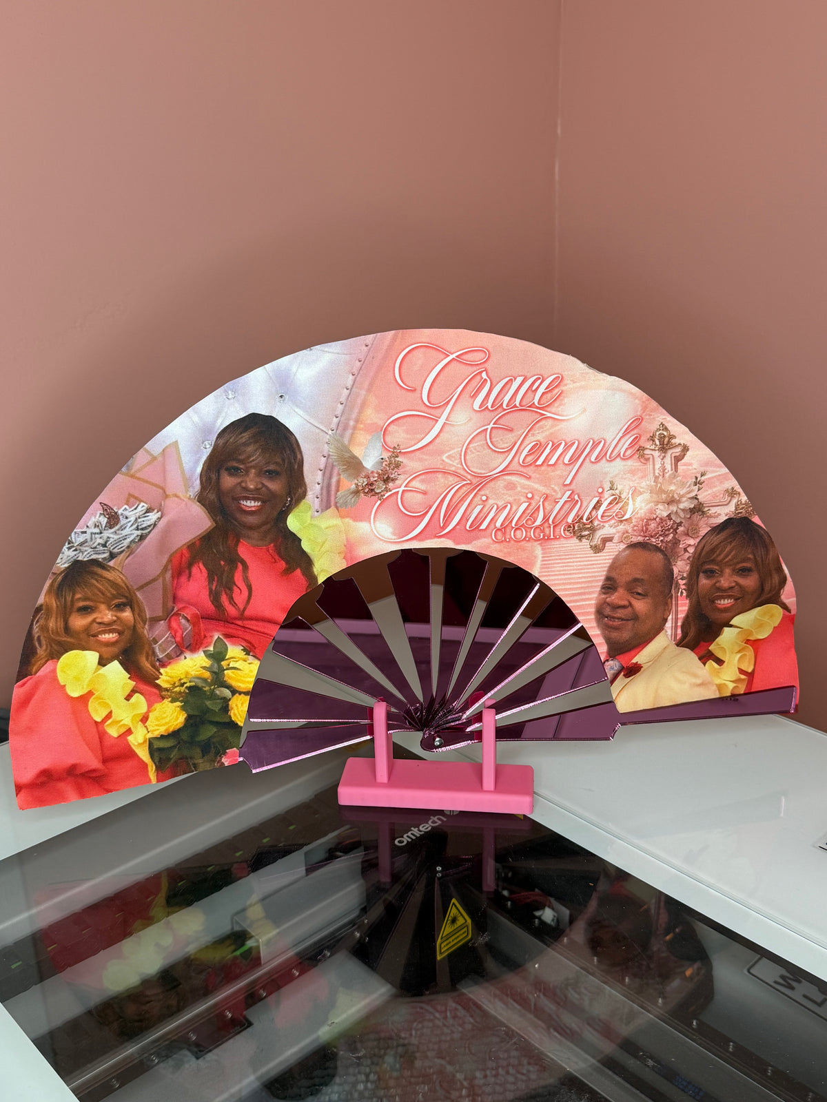 Custom Acrylic Click Clack Fans