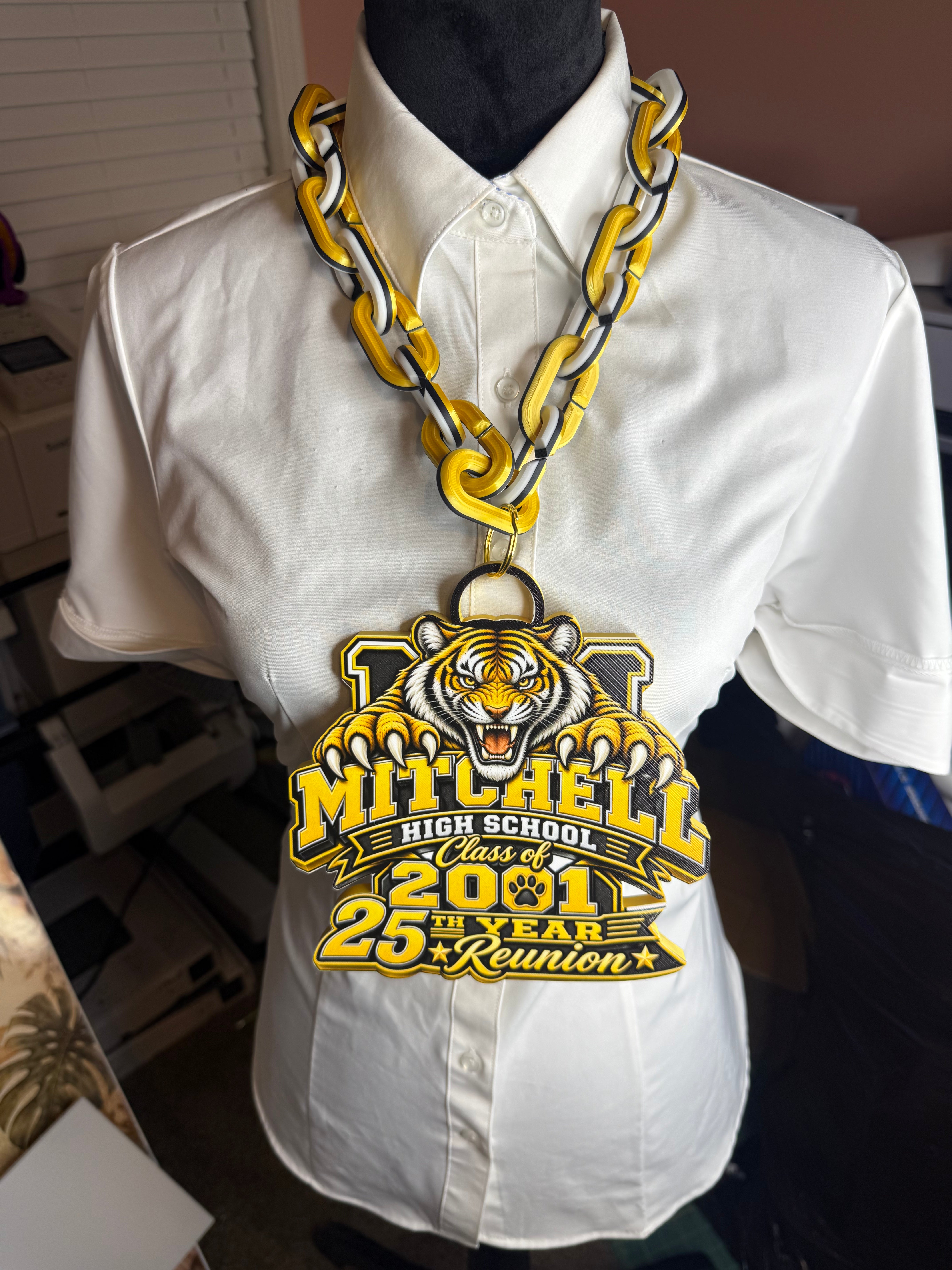 Mitchell High School Tiger Hype Combo | Custom Reunion Shirt + Hype Chain