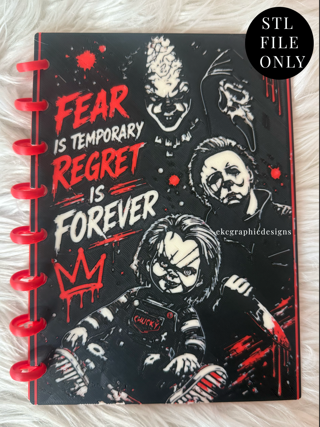 Fear is Temporary - Halloween STL FILE ONLY