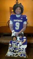 Custom Life-Size Senior Night Football Player Cutout
