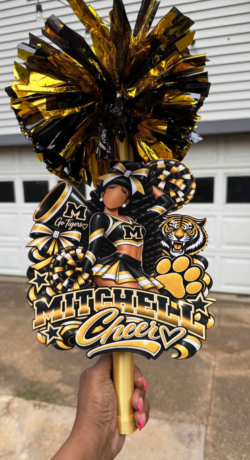 CUSTOM 3D + UV CHEER STICK
