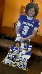 Custom Life-Size Senior Night Football Player Cutout
